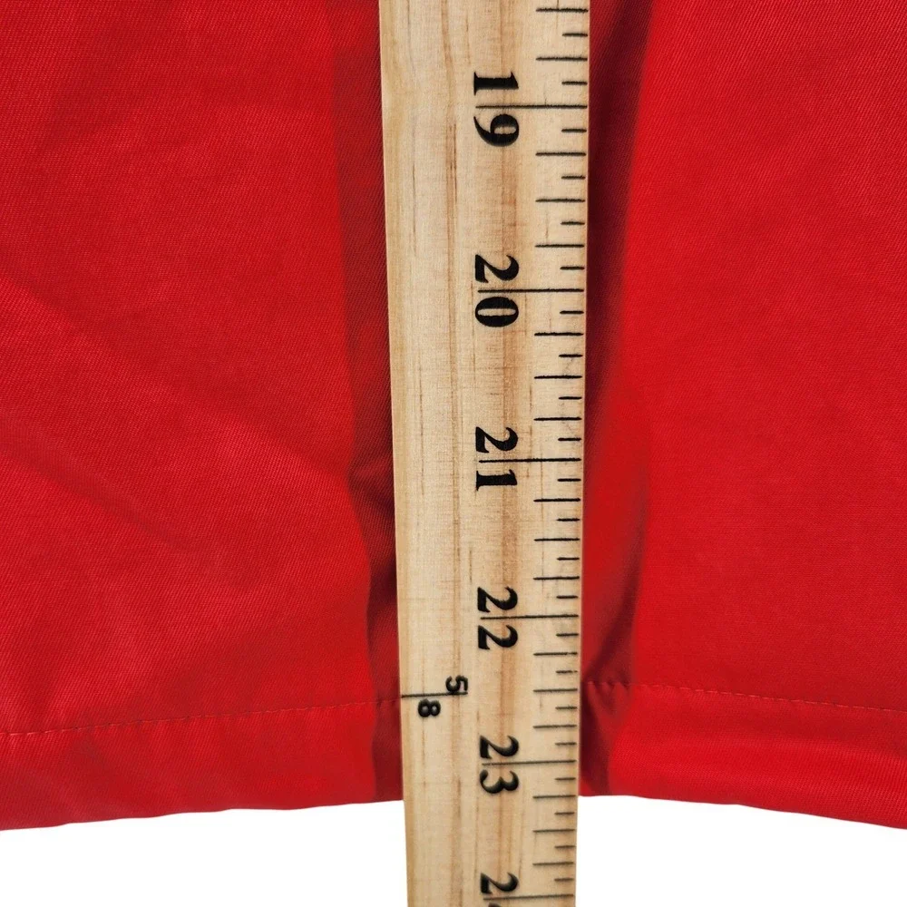 Nike 6.0 Lightweight Jacket Small Full Zip Cargo Pockets Red Orange Gorpcore‎